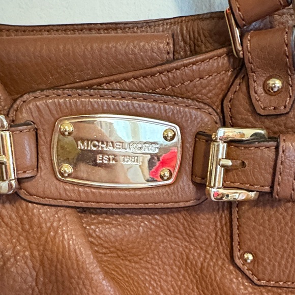 Michael Kors Gansevoort Chestnut Leather large Tote - Picture 6 of 9